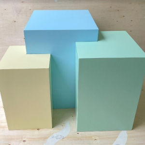 Mesa Cubo Encajables X3 Unidades
