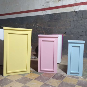 Mesa Cubo con Moldura X3 unidades