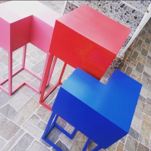 Mesas Medio Cubo X3 unidades